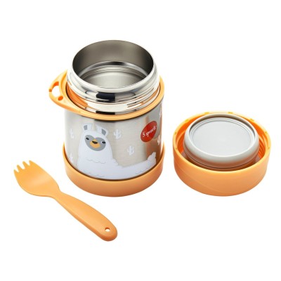 3 Sprouts Stainless Steel Food Jar Термо контейнер Llama
