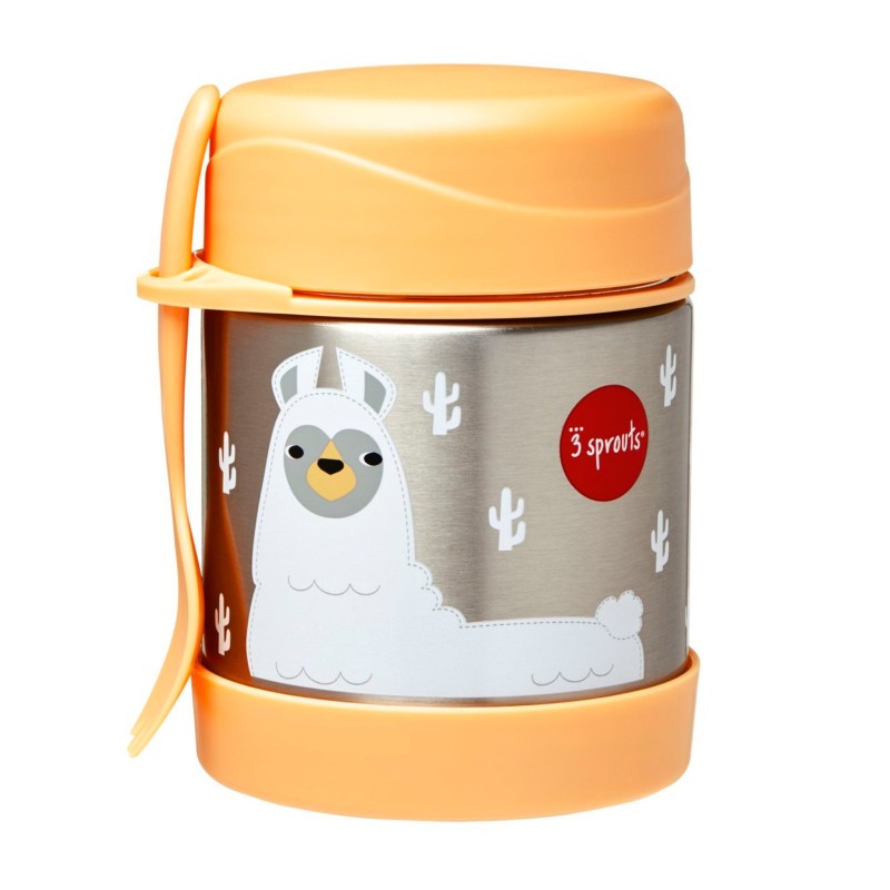 3 Sprouts Stainless Steel Food Jar Термо контейнер Llama