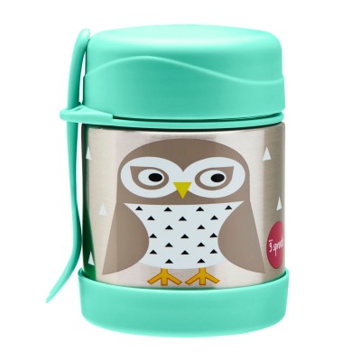 3 Sprouts Stainless Steel Food Jar Термо контейнер Owl