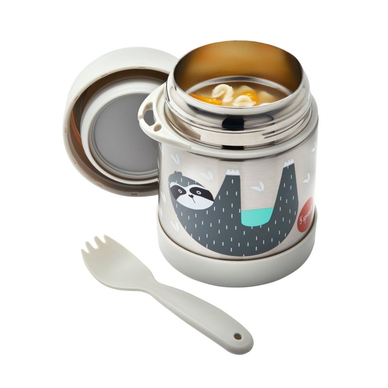 3 Sprouts Stainless Steel Food Jar Термо контейнер Sloth