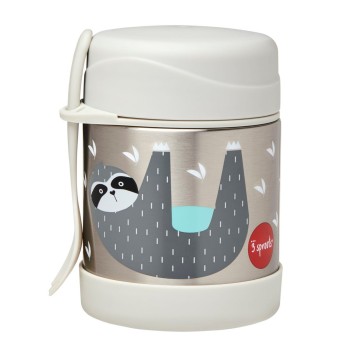 3 Sprouts Stainless Steel Food Jar Termo konteineris Sloth