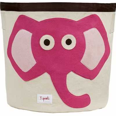 3 Sprouts Storage Bin Корзина для игрушек Elephant Pink
