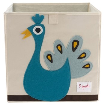 3 Sprouts Storage Box Ящик для игрушек Peacock