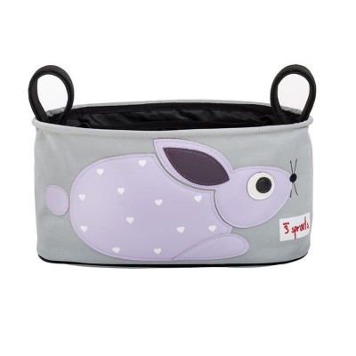 3 Sprouts Stroller Organizer Organizators ratiņiem Rabbit