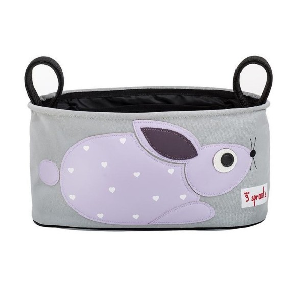 3 Sprouts Stroller Organizer Organizators ratiņiem Rabbit