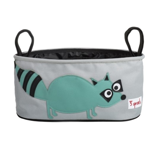 3 Sprouts Stroller Organizer Органайзер для коляски Raccoon