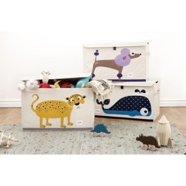 3 Sprouts Toy Chest Rotaļlietu kaste Leopard
