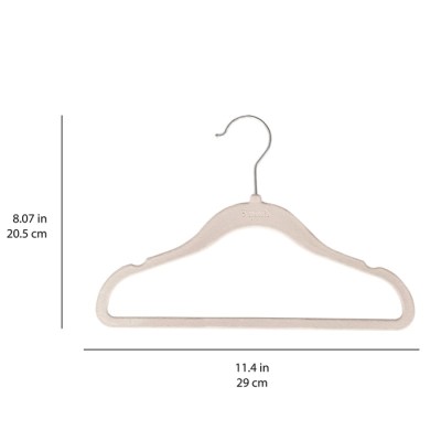 3 Sprouts Velvet Hangers Детские велюровые вешалки 15 шт. Gray