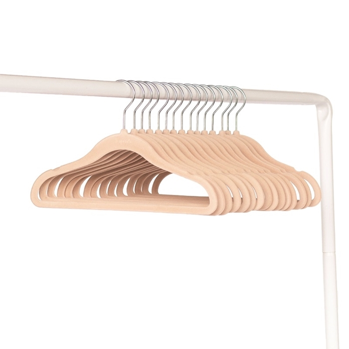 3 Sprouts Velvet Hangers Детские велюровые вешалки 15 шт. Hazelnut