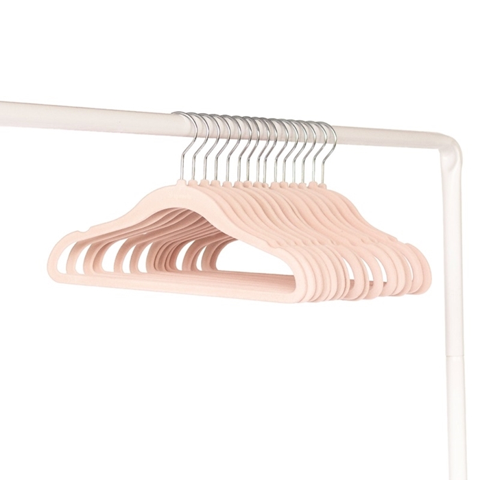 3 Sprouts Velvet Hangers Детские велюровые вешалки 15 шт. Pink