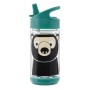3 Sprouts Water Bottle Pudelīte Bear Teal 350 ml