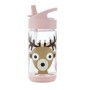 3 Sprouts Water Bottle Pudelīte Deer Pink 350 ml