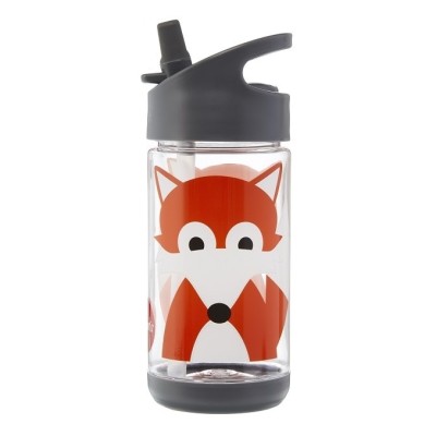 3 Sprouts Water Bottle Бутылочка Fox Grey 350 ml