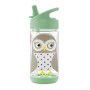 3 Sprouts Water Bottle Pudelīte Owl Mint 350 ml
