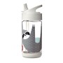 3 Sprouts Water Bottle Pudelīte Sloth Grey 350 ml