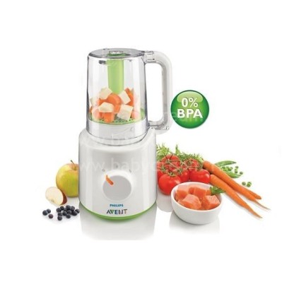 Philips Avent Блендер + пароварка, SCF 870/20
