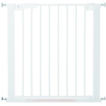 BabyDan Ворота безопасности Premier Indicator Gate с 1 дополнительной секцией, белый, 60114-5491-01