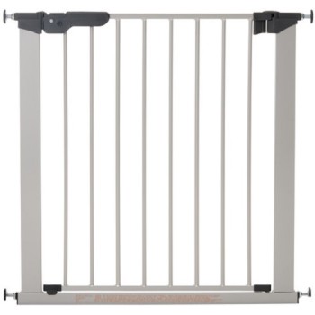 BabyDan Ворота безопасности Premier Indicator Gate с 1 дополнительной секцией, серебряный, 60117-5691-01