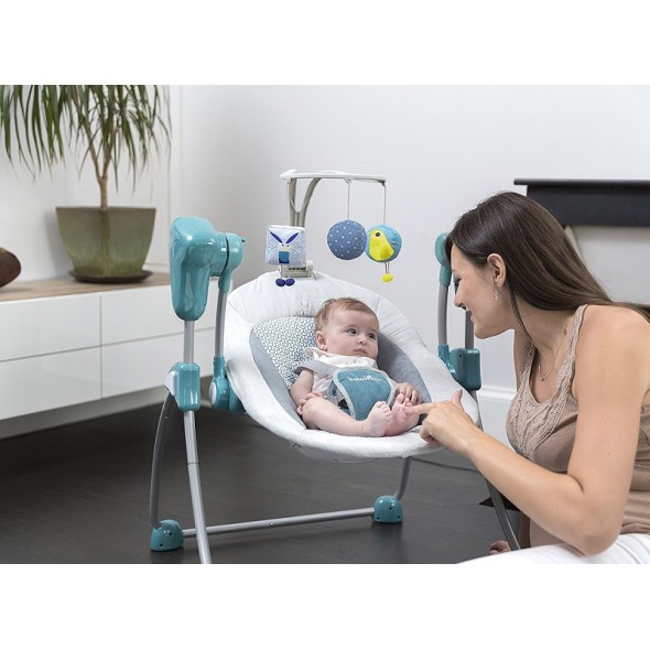 Babymoov Детское Кресло - шезлонг Swoon Bubble Petrol, A055011
