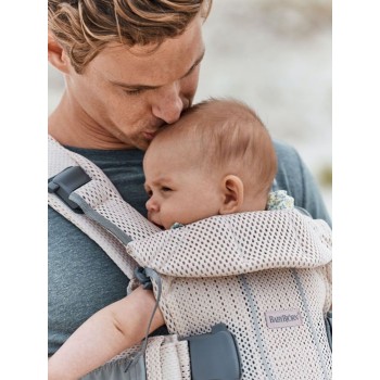 BabyBjorn Рюкзак-кенгуру Baby Carrier One Pearly Pink Mesh 098001