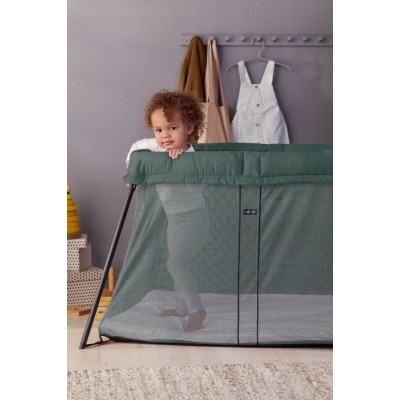 BabyBjorn Travel Cot кроватка для путешествий Light, Dark Green, 040238