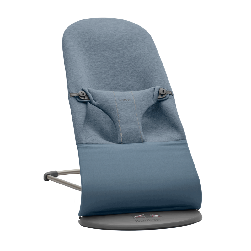 BabyBjorn Bouncer Bliss  Bērnu šūpuļkrēsls, Dove blue, Cotton/Jersey, 006031