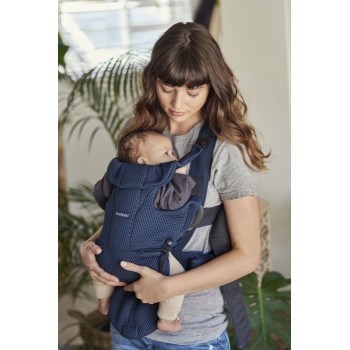 BabyBjorn Сумка-кенгуру, Navy Blue Mesh, 099008