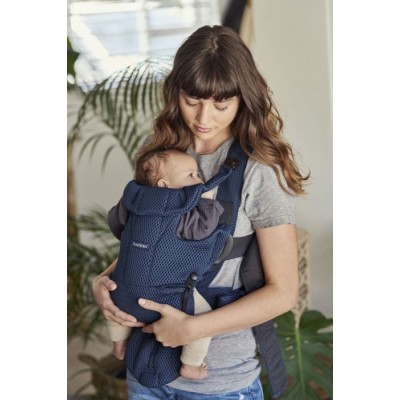BabyBjorn Сумка-кенгуру, Navy Blue Mesh, 099008