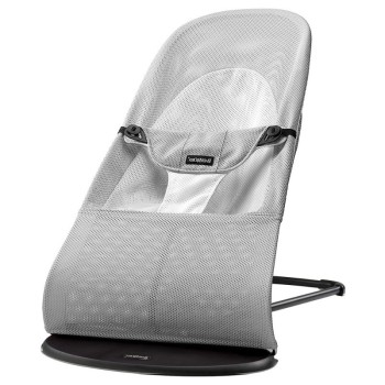 BabyBjorn Bouncer Balance Soft Bērnu šūpuļkrēsls, Silver/White Mesh