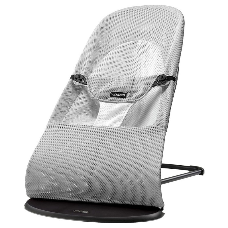 BabyBjorn Bouncer Balance Soft Bērnu šūpuļkrēsls, Silver/White Mesh