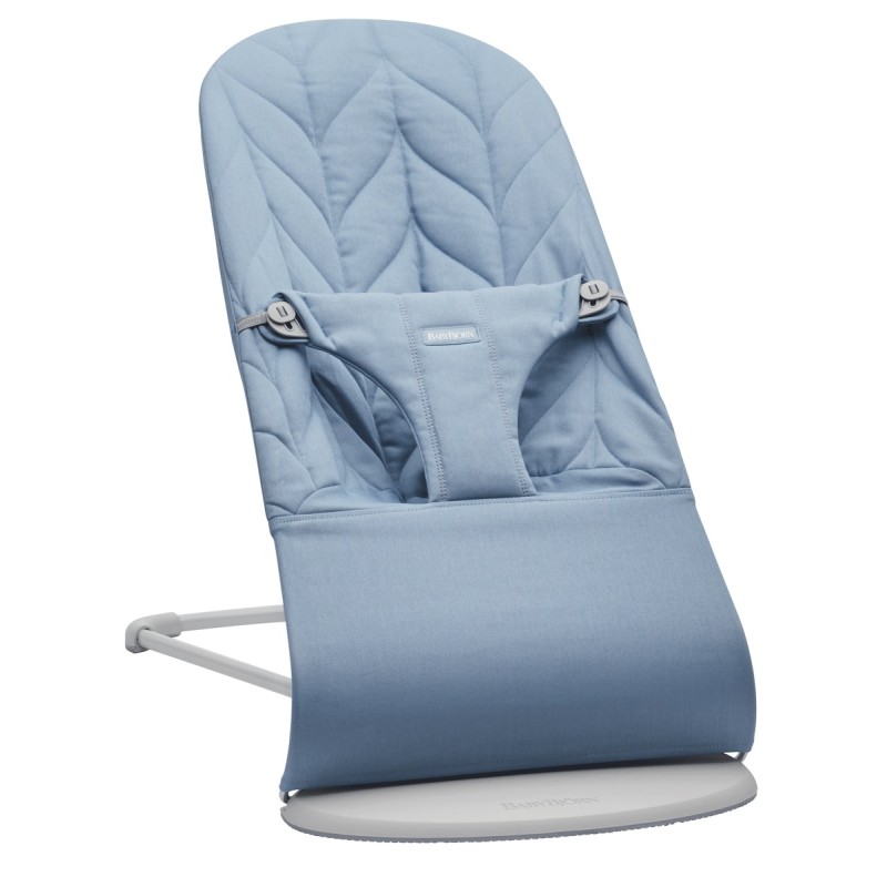 BabyBjorn Bouncer Bliss Blue Petal Quilt Детское Кресло - шезлонг, 006123