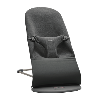 BabyBjorn Bouncer Balance Soft Bērnu šūpuļkrēsls, Charcoal grey, Cotton/Jersey