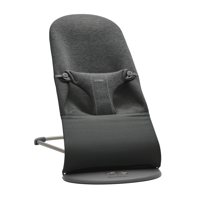 BabyBjorn Bouncer Balance Soft Детское Кресло - шезлонг, Charcoal grey, Cotton/Jersey