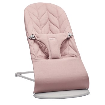 BabyBjorn supamoji kėdė „Bouncer Bliss Dusty Pink Petal Quilt“, 006122