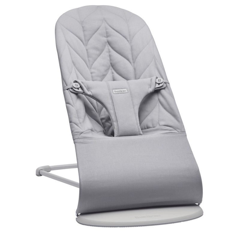 BabyBjorn Bouncer Bliss Light Grey Petal Quilt Детское Кресло - шезлонг, 006124