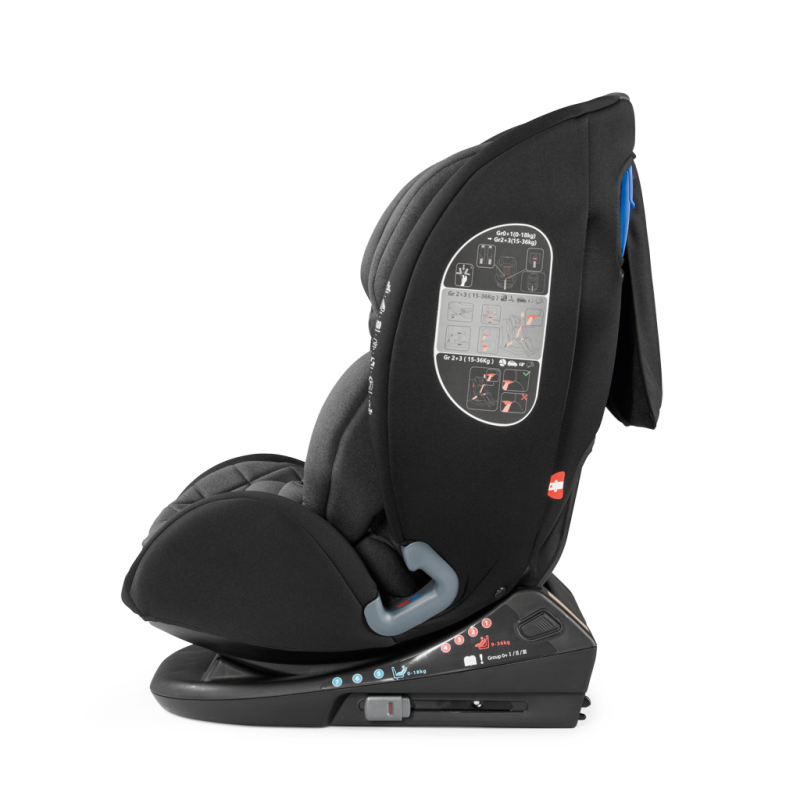 Burigotto 0+1-2-3 Bahia Dark grey Autokrēsls 0-36 kg IMBH000000BH73