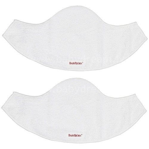 BabyBjorn Нагрудник для кенгуру Bib for Baby Carrier, 2-pack, White