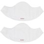 BabyBjorn Нагрудник для кенгуру Bib for Baby Carrier, 2-pack, White