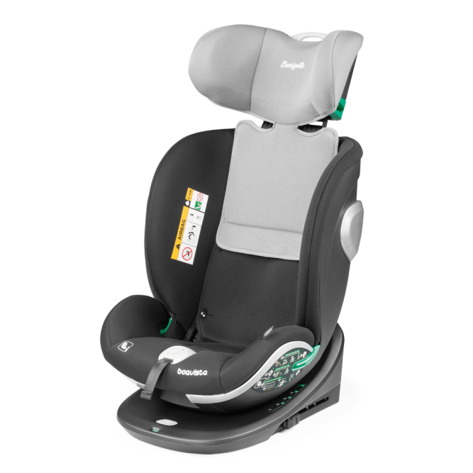 Burigotto Boavista 360 i-Size pilka automobilinė kėdutė IMBV000000BV53