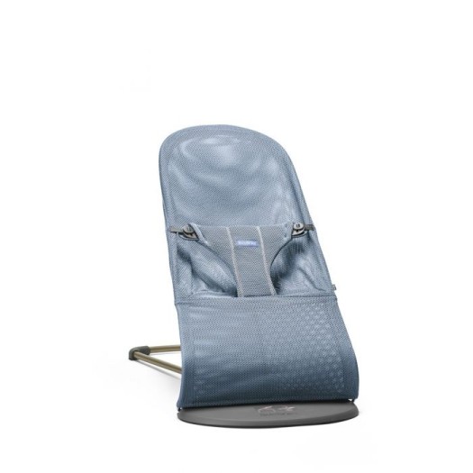 BabyBjorn Bouncer Bliss  Детское Кресло - шезлонг, Slate Blue, Mesh, 006020