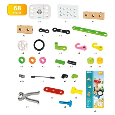 Brio Builder Record and Play Set 68 pcs. Строительный набор 34592