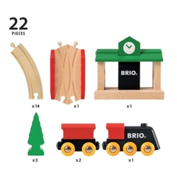 Brio Classic Figure 8 Set Koka dzelzceļš 33028