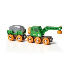 Brio Clever Crane Wagon Dzelzceļa celtnis 33698
