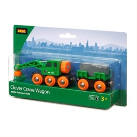 Brio Clever Crane Wagon Dzelzceļa celtnis 33698