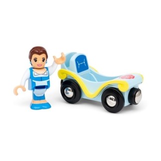Brio Disney Princess Belle and Wagon Lokomotīve 33356