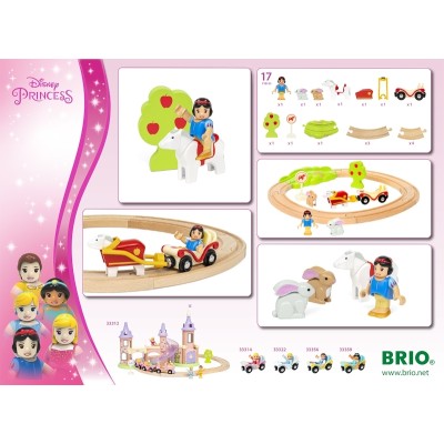 Brio Snow White Animal Set Koka dzelzceļš 32299
