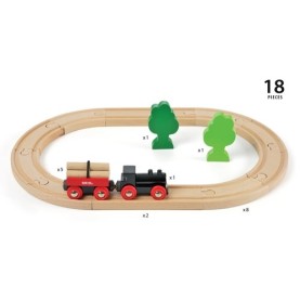 Brio Little Forest Train Set Koka dzelzceļš 33042