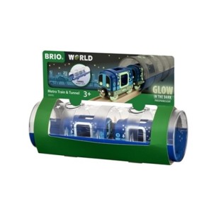 Brio Metro Train and Tunnel Vilciens 33970