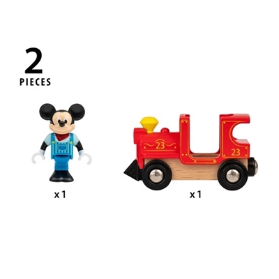 Brio Mickey Mouse and Engine Паровоз 32282
