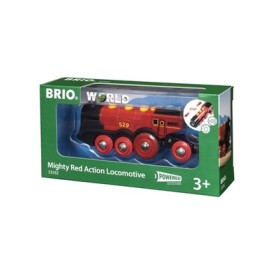 Brio Mighty Red Action Locomotive Локомотив 33592